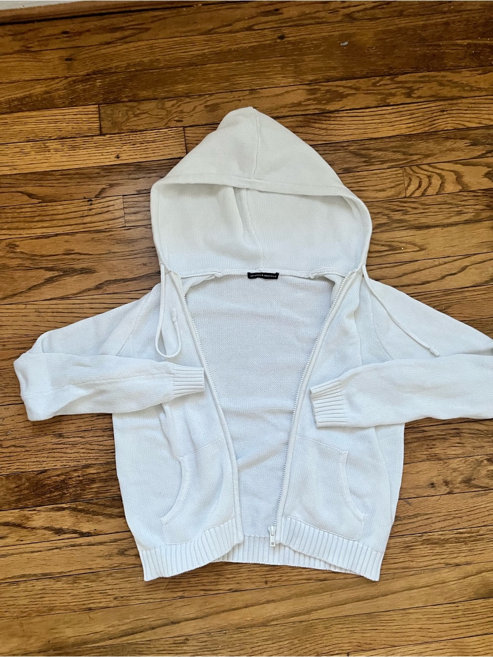 Brandy Melville Knit Zip Up Hoodie / Sweater